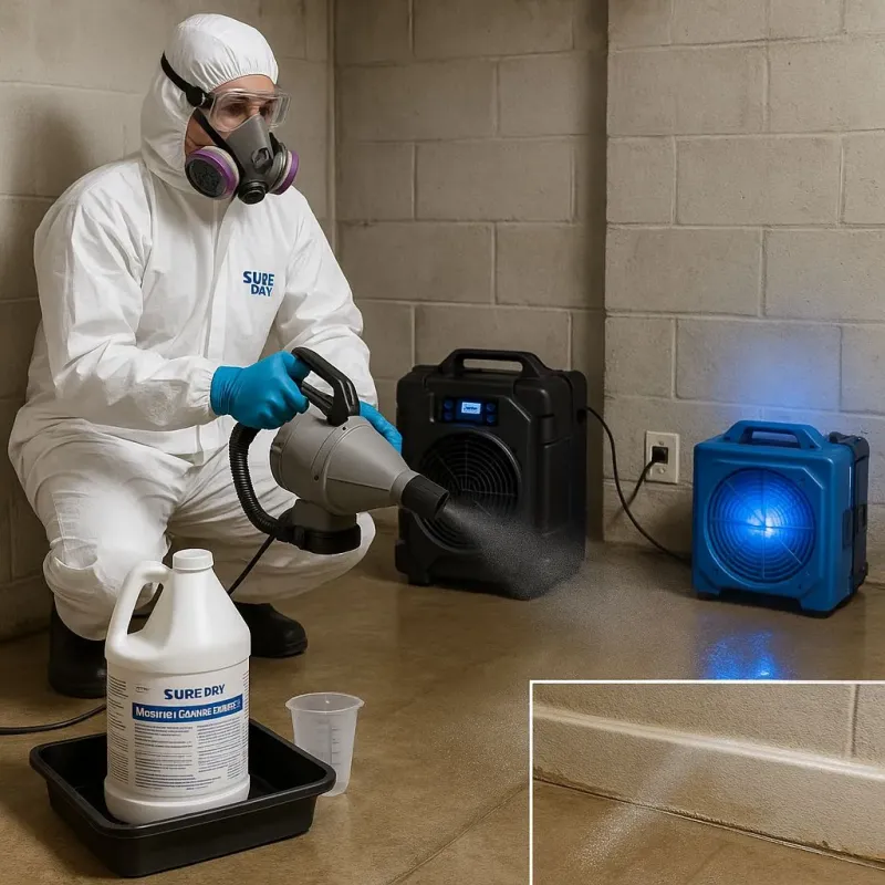 Sanitization and Odor Removal process in Quincy, MA